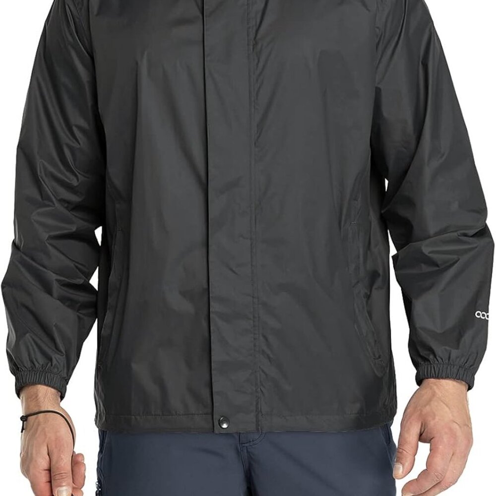 Lightweight Packable Waterproof Rain Jacket For M… - image 1